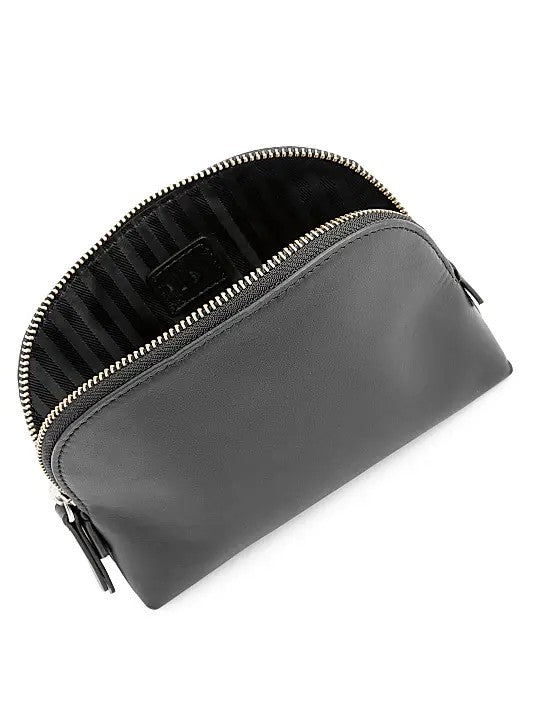Compact Cosmetic Pouch with Zip Closure for Daily Use